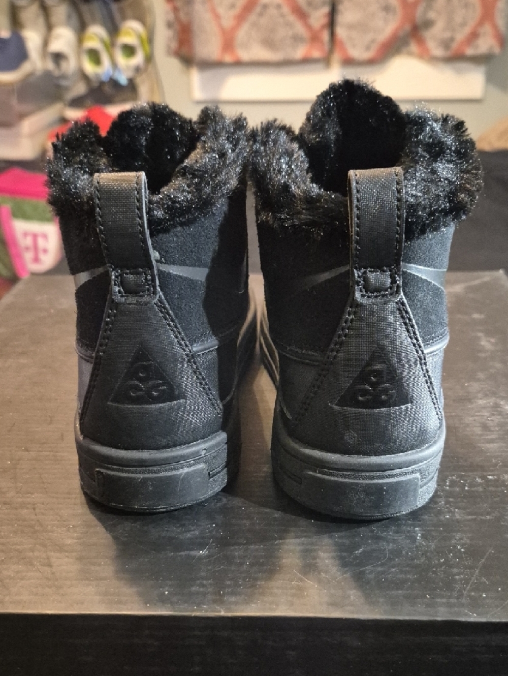 Nike ACG Woodside Chukka 2 (PS) "Triple Black" (2016) Boys 2.5Y Girls 4 NEW - Picture 5 of 10